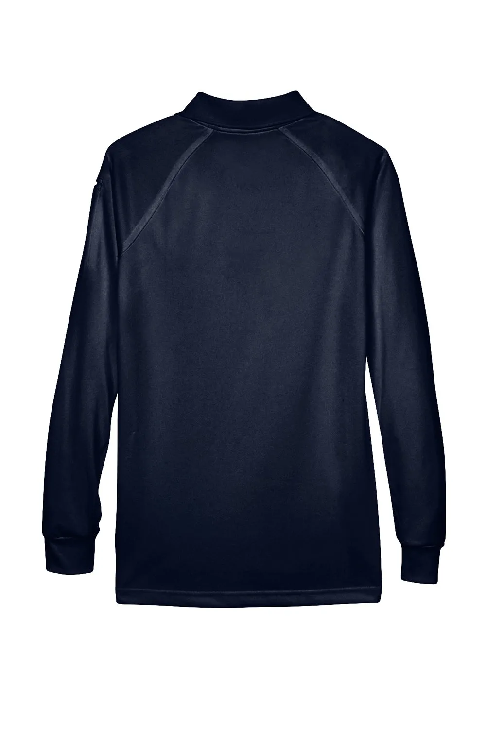Harriton Womens Advantage Tactical Moisture Wicking Long Sleeve Polo Shirt - Dark Navy Blue