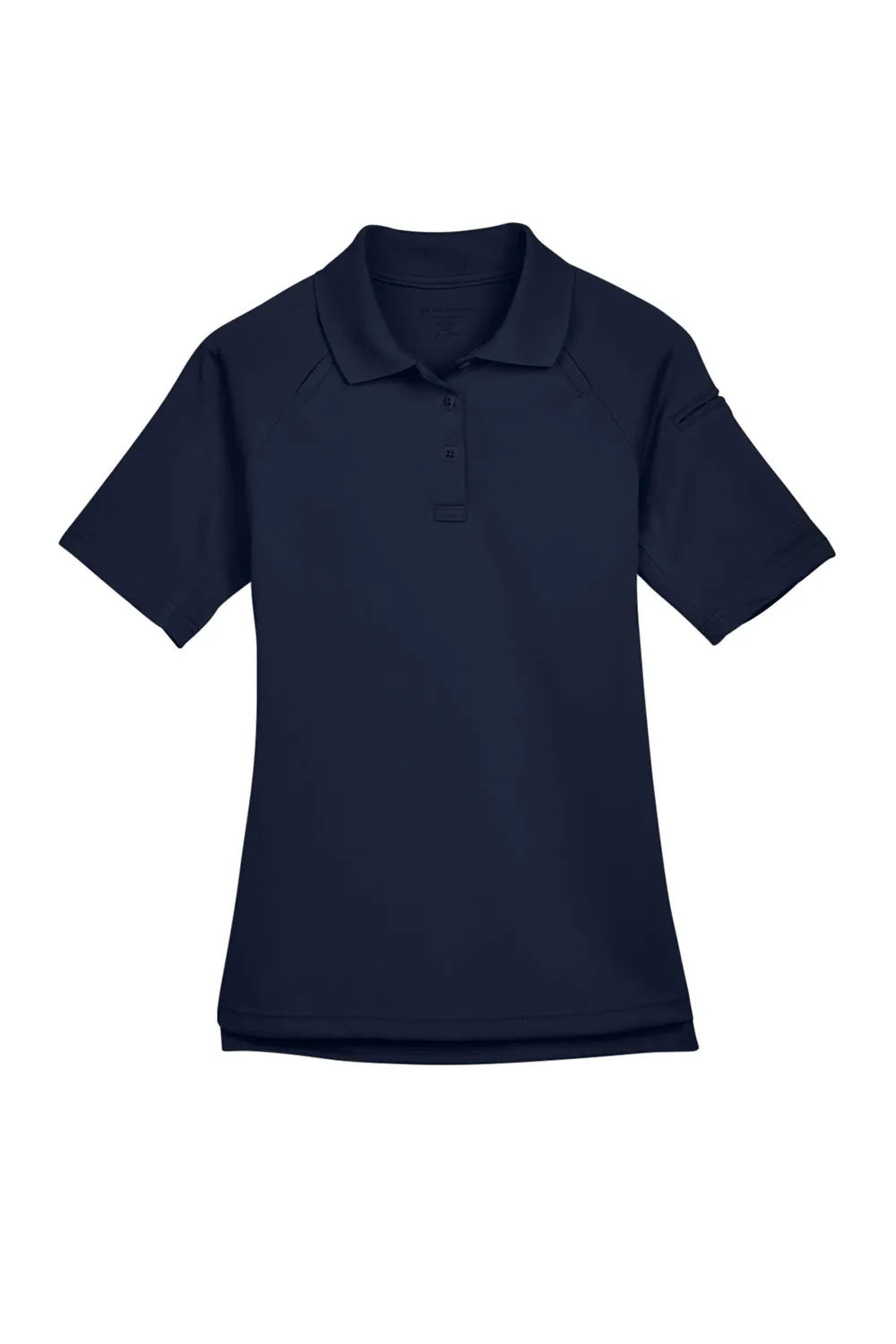 Harriton Womens Advantage Tactical Moisture Wicking Short Sleeve Polo Shirt - Dark Navy Blue