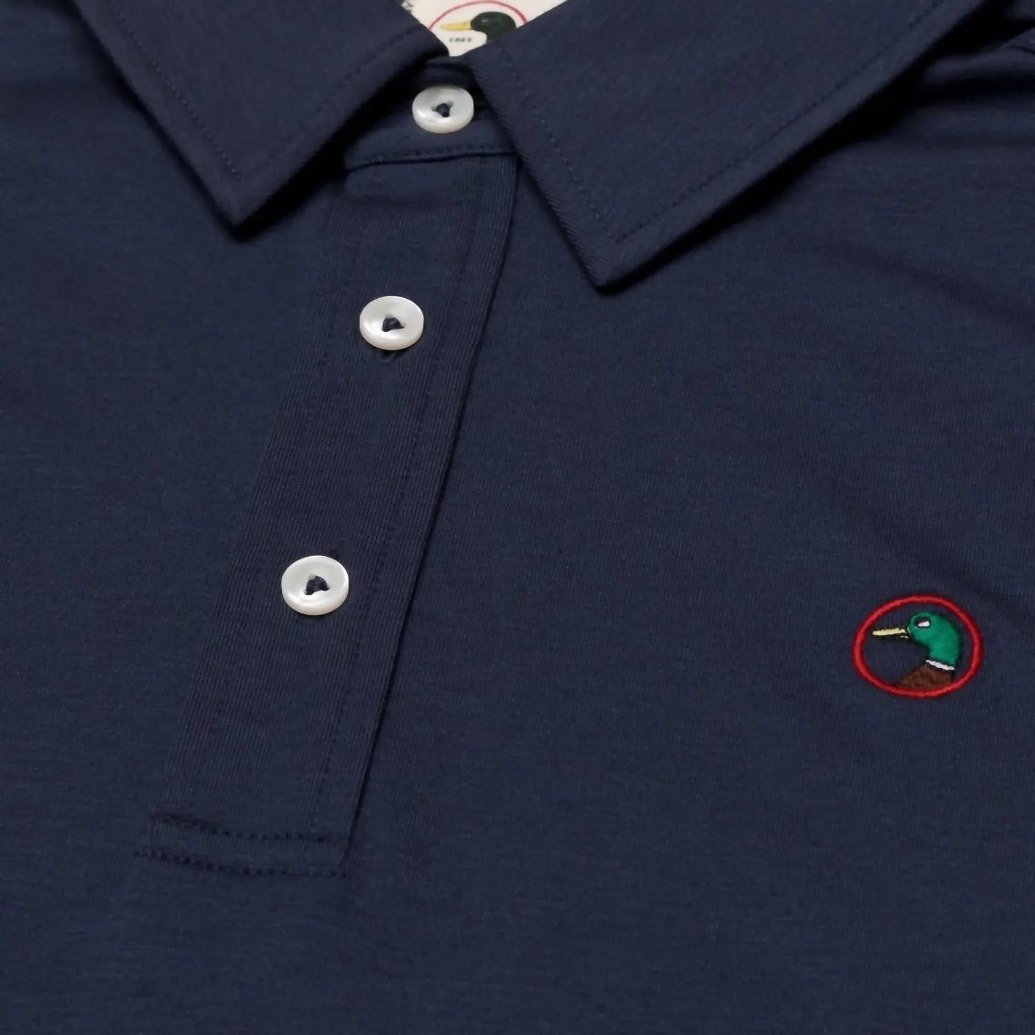 Hayes Performance Logo Polo In Navy