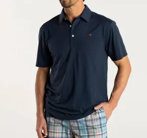 Hayes Performance Logo Polo In Navy