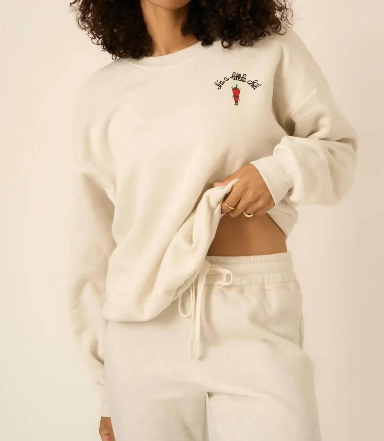 I'm A Little Chili Sweatshirt In Ash