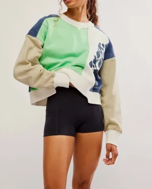 Intercept Logo Pullover In Green Combo