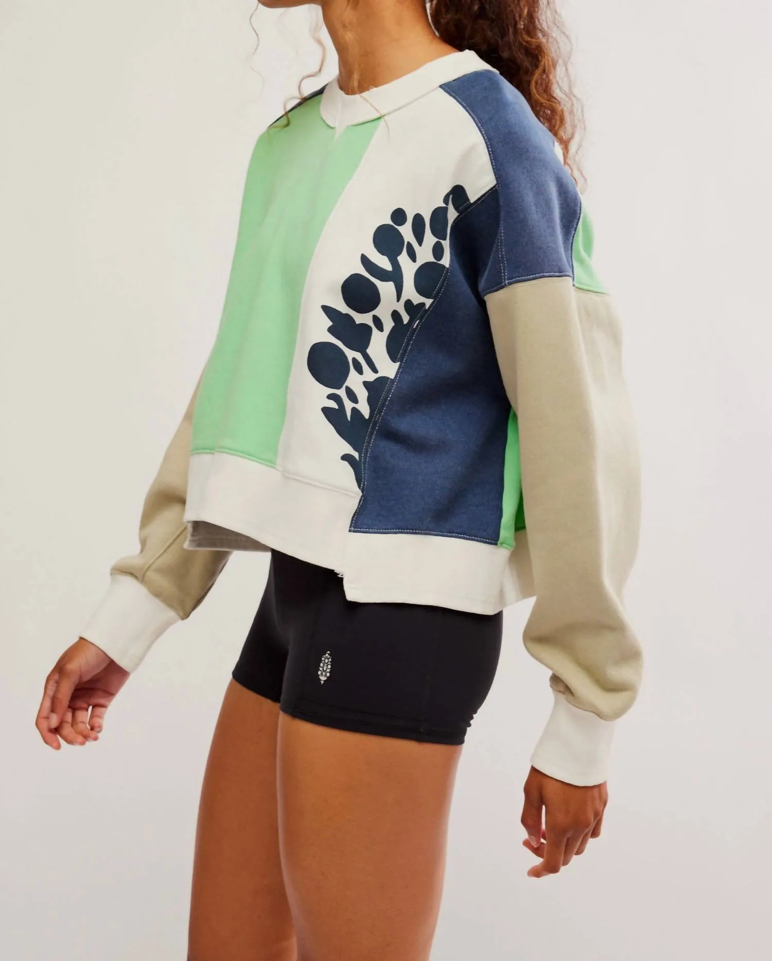 Intercept Logo Pullover In Green Combo