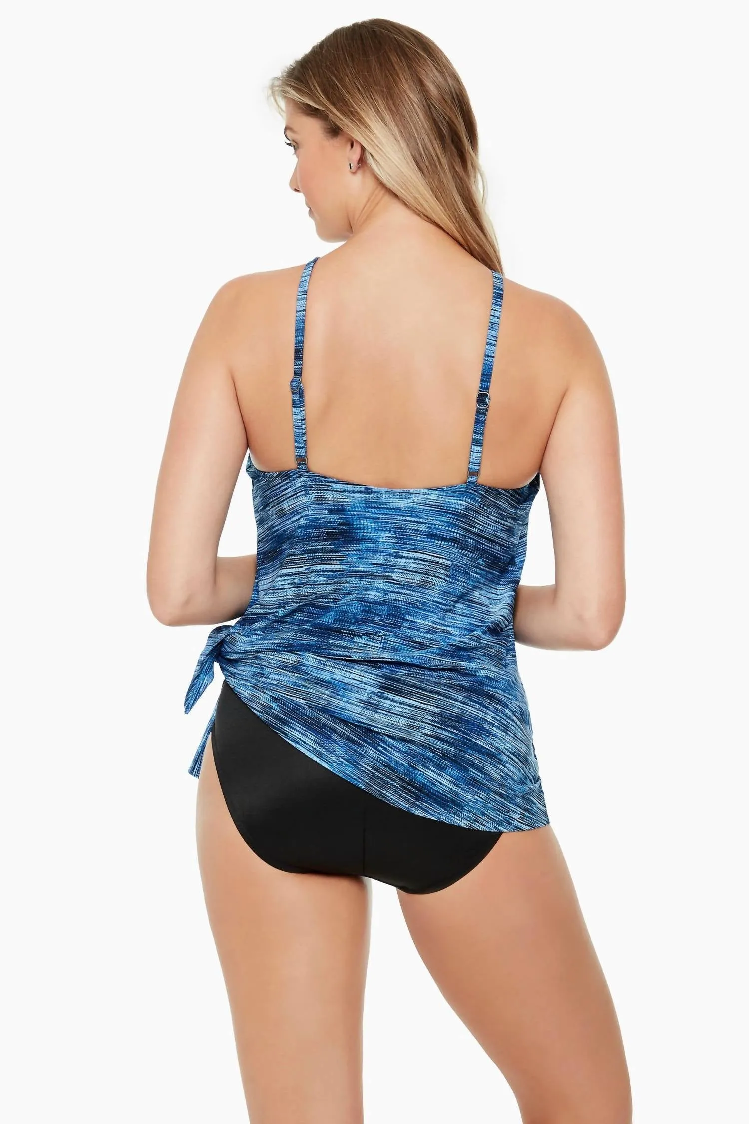 Jean Parker One Piece Swimsuit In Blue