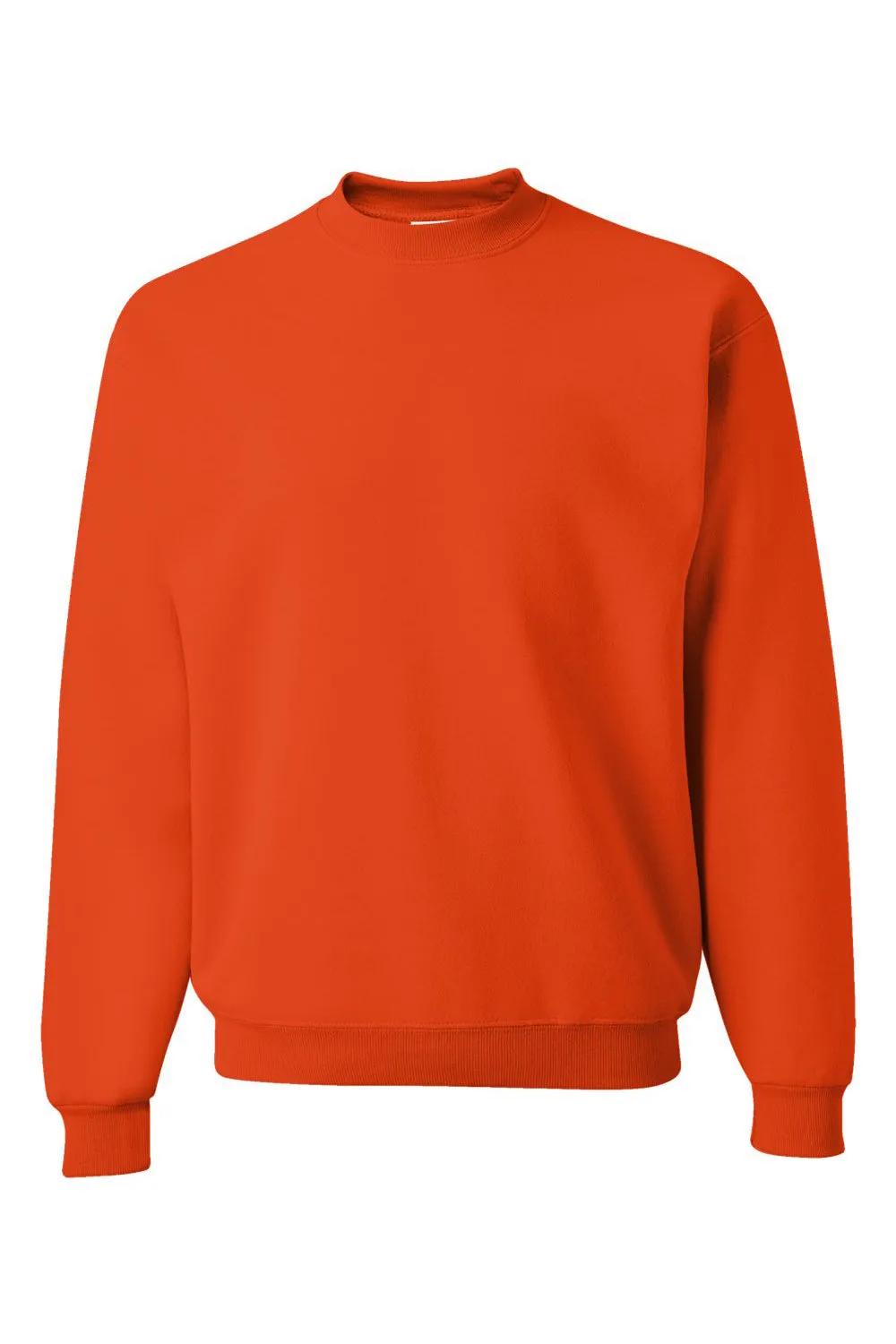 Jerzees Mens NuBlend Fleece Crewneck Sweatshirt - Burnt Orange