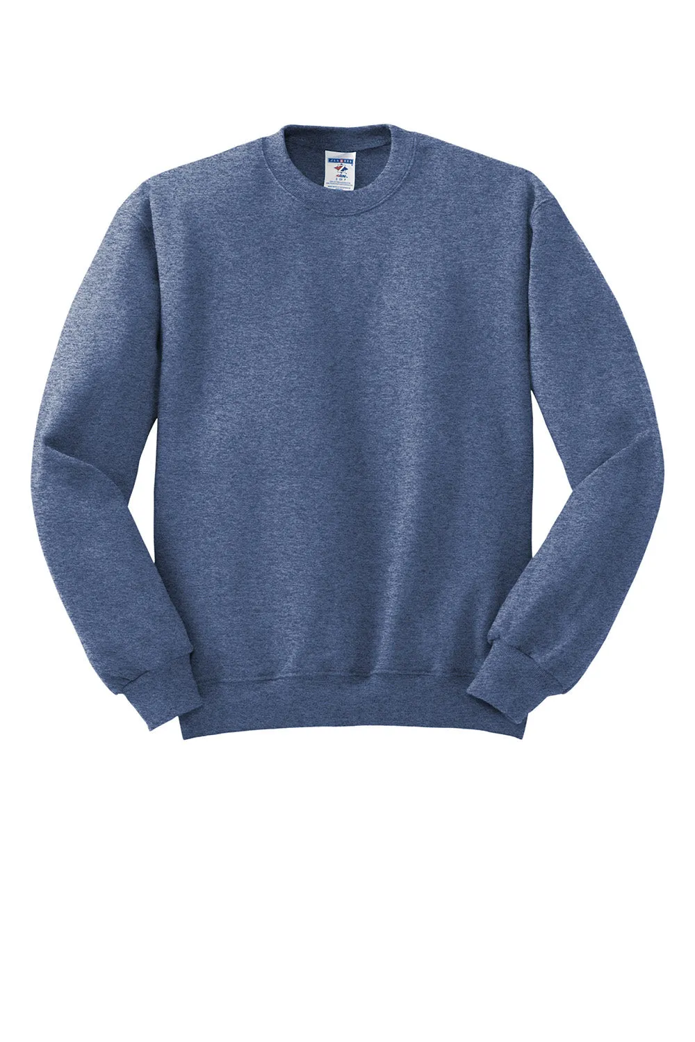 Jerzees Mens NuBlend Fleece Crewneck Sweatshirt - Vintage Heather Blue