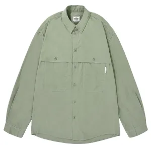 Kappy Pocket Work Shirt Khaki