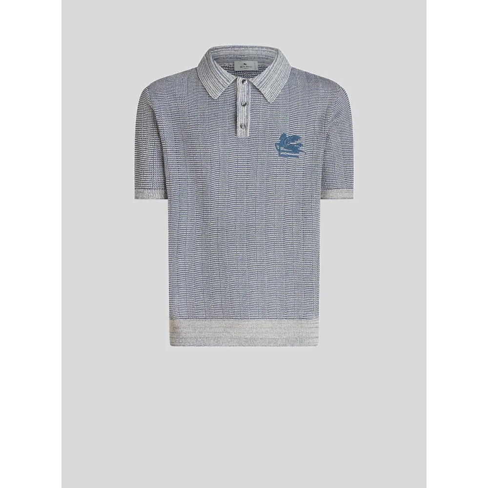 KNITTED POLO SHIRT WITH LOGO