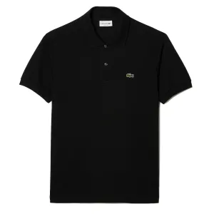 Lacoste Original S/S L.12.12 Petit Piqu√© Cotton Polo Shirt Black
