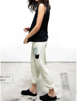 Large Sweatpants In Bones