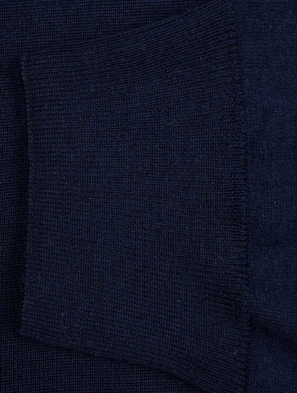 Long Sleeve Polo Zip Navy