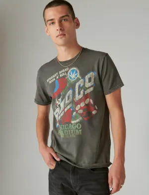 Lucky Brand Bad Co Concert Tee Raven Lucky Brand