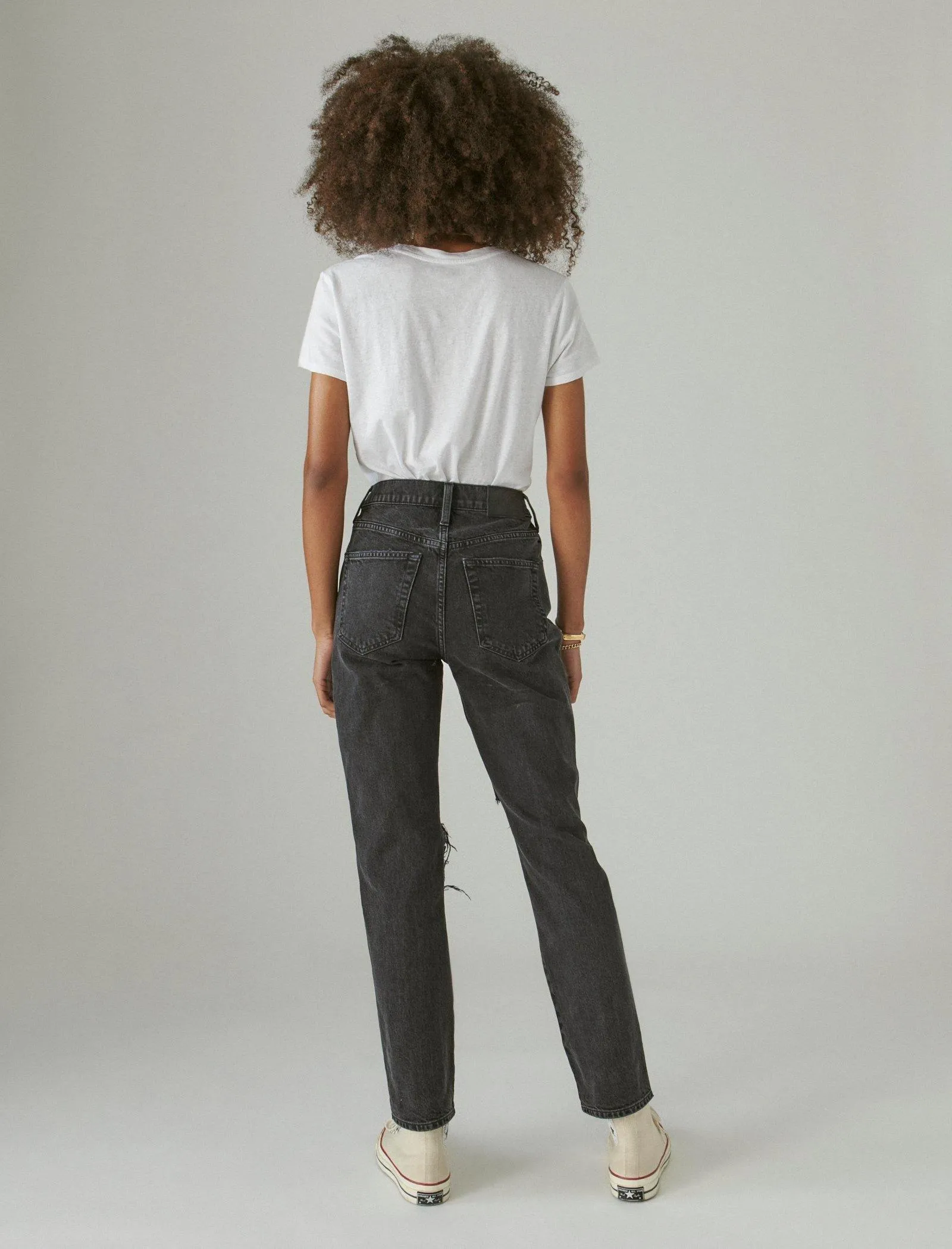 Lucky Brand Women's High Rise Drew Mom