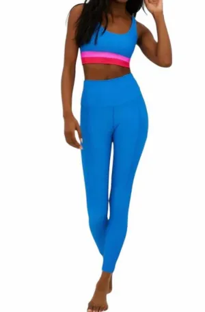 Mackenzie Summer Leggings In Blue