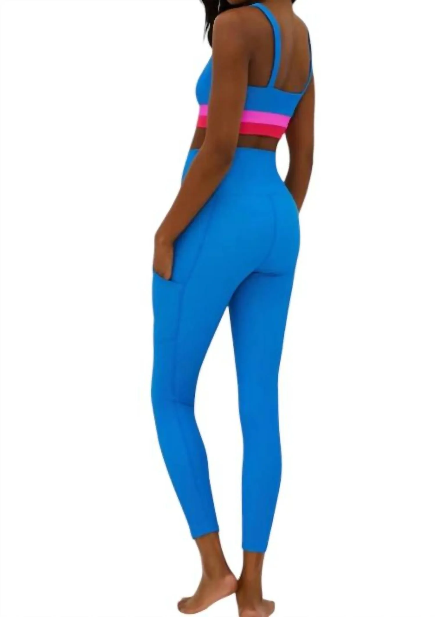 Mackenzie Summer Leggings In Blue