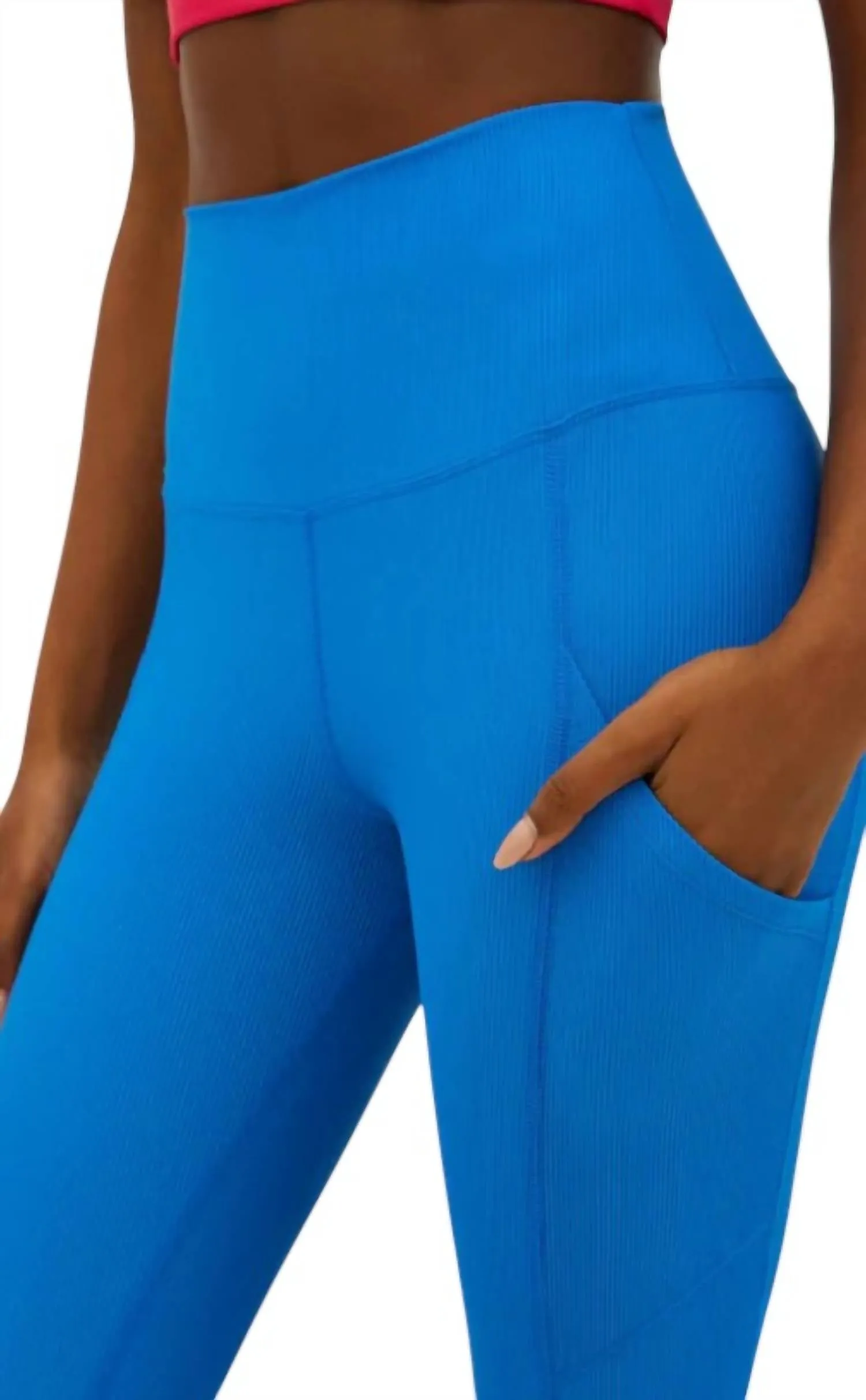 Mackenzie Summer Leggings In Blue