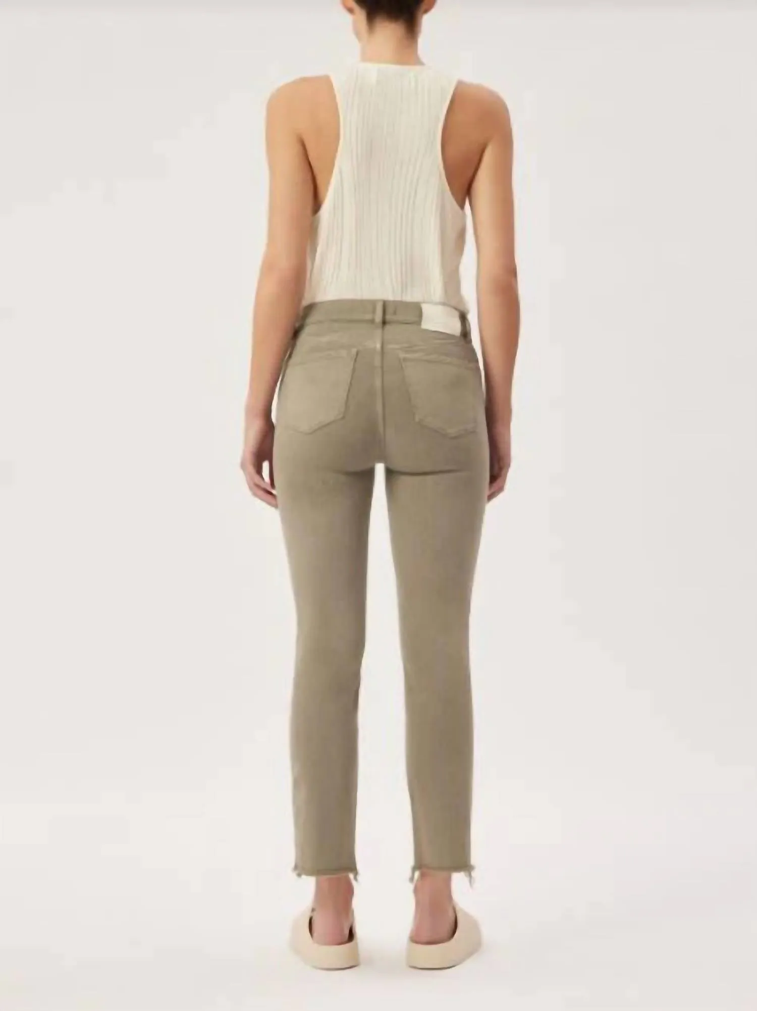 Mara Straight Instasculpt Jean In Light Coastal Plain