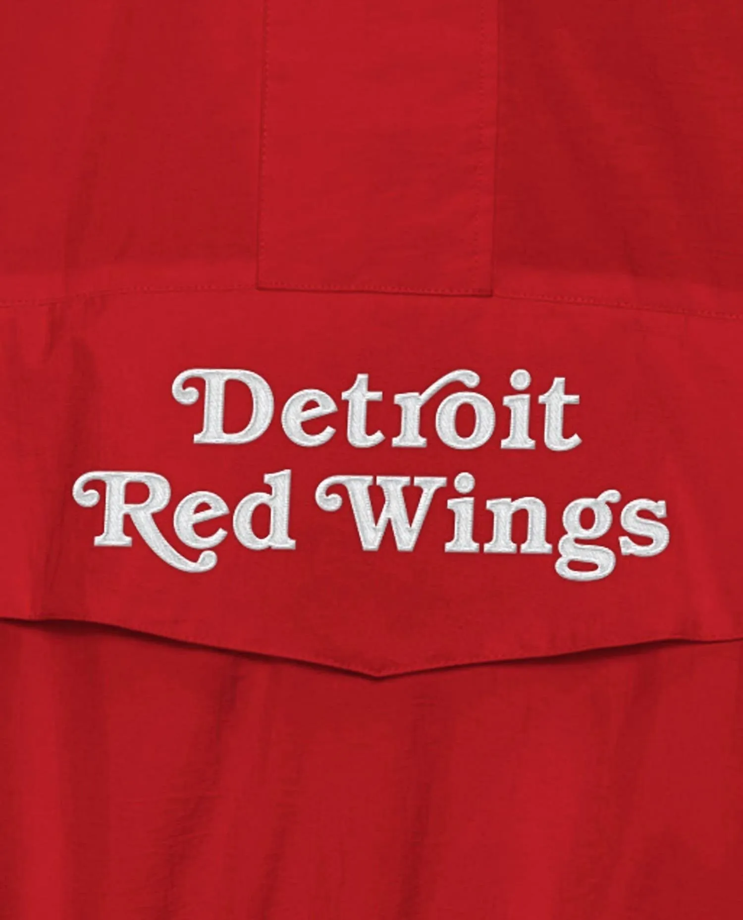Men's Detroit Red Wings Home Team Half-Zip Jacket