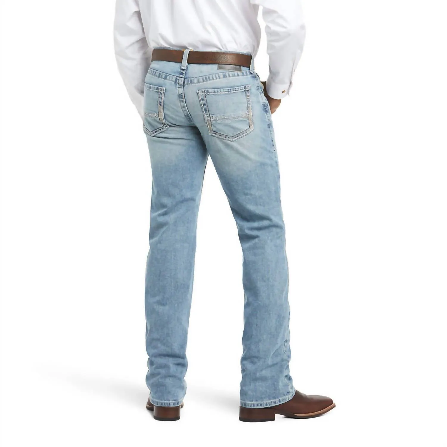 Men's M5 Slim Stirling Stretch Stackable Straight Leg Jean - Length: 38" In Nolin