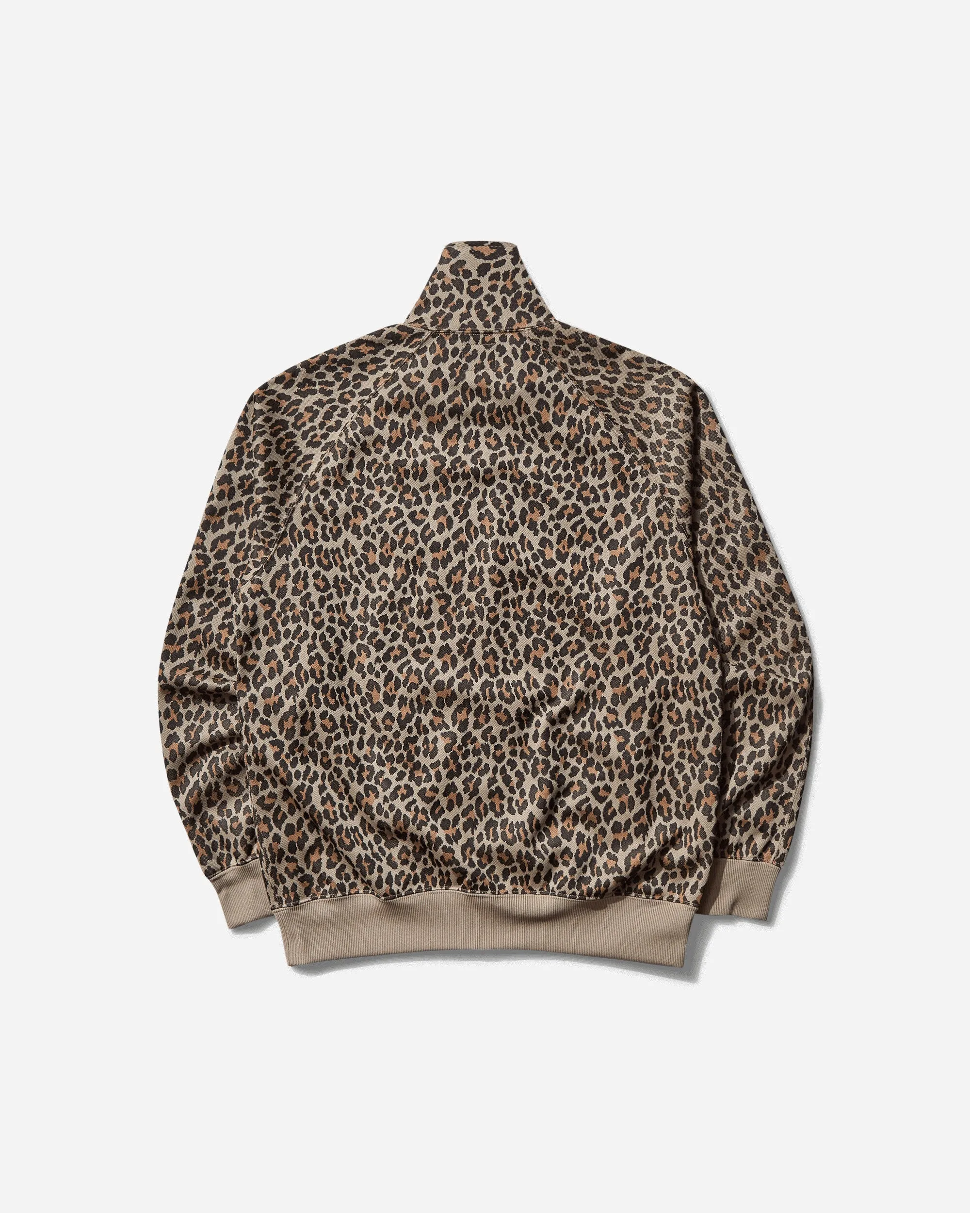 Men's Poly Jacquard Track Jacket Leopard