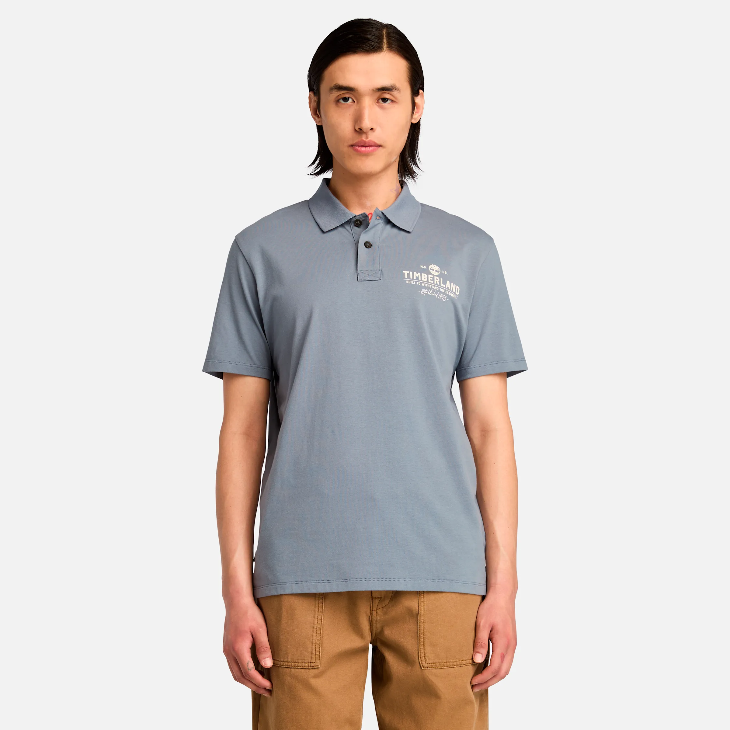 Men's Work Graphic Jersey Polo