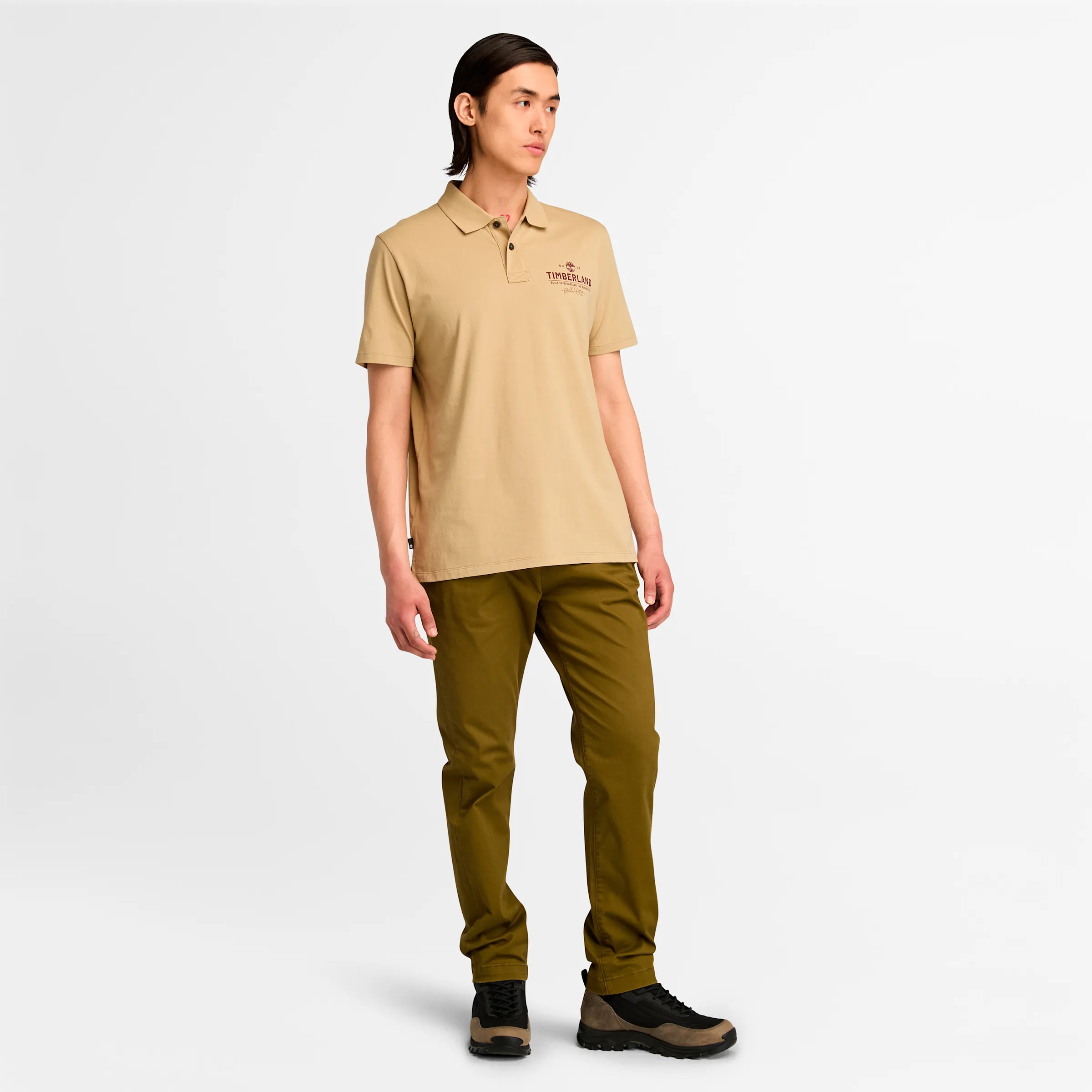 Men's Work Graphic Jersey Polo