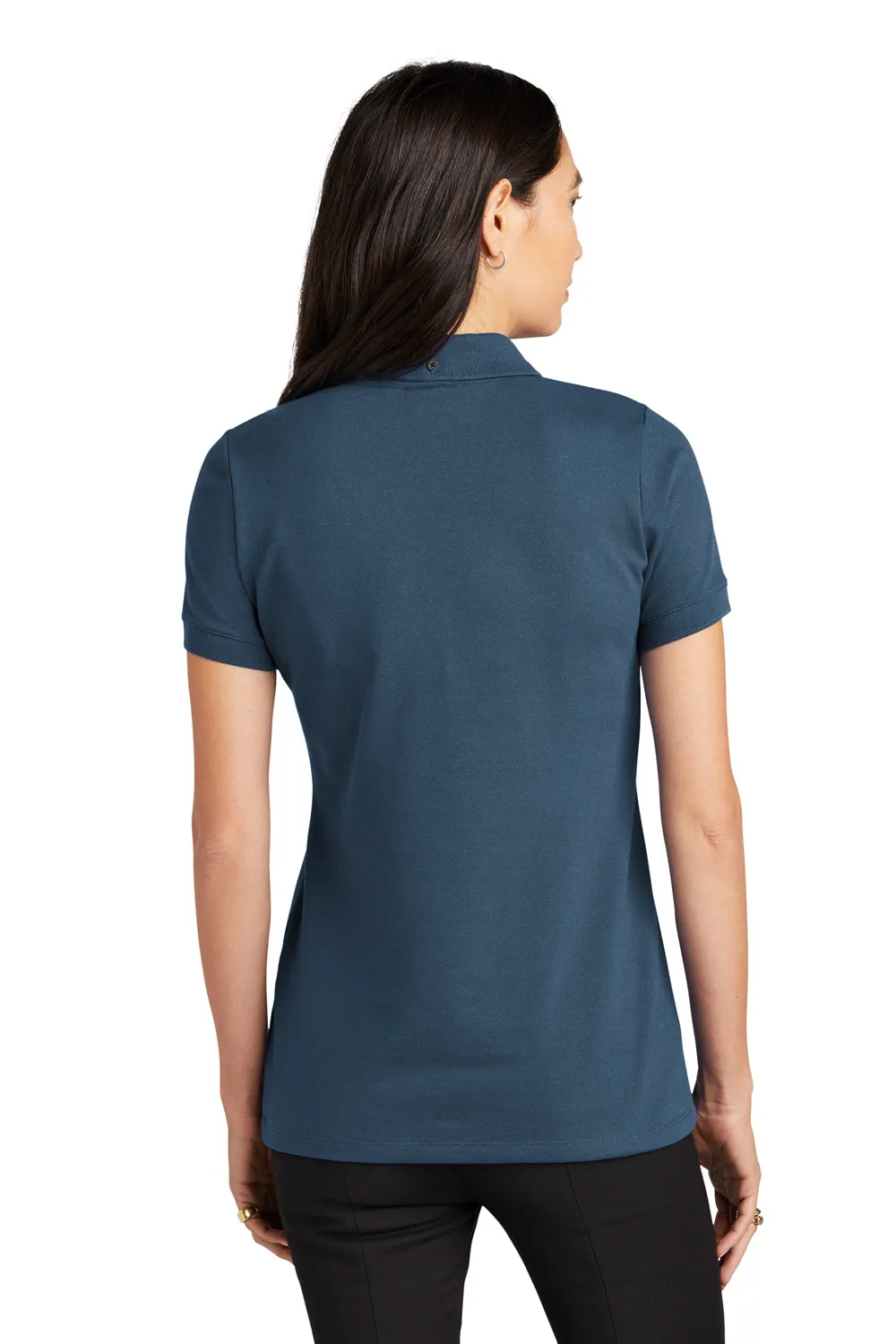 Mercer Mettle Womens Moisture Wicking Short Sleeve Polo Shirt - Insignia Blue