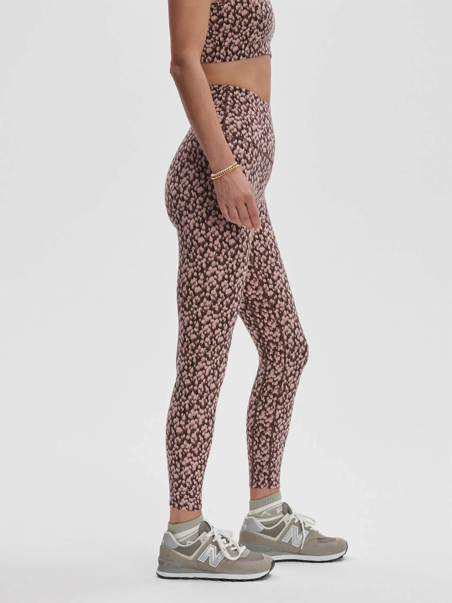 Move Support High Legging In Deep Mauve Petal