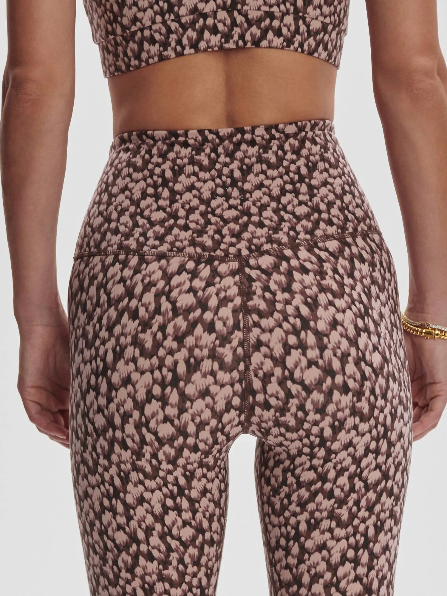 Move Support High Legging In Deep Mauve Petal