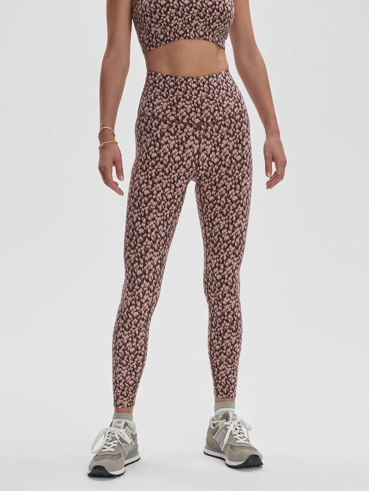 Move Support High Legging In Deep Mauve Petal