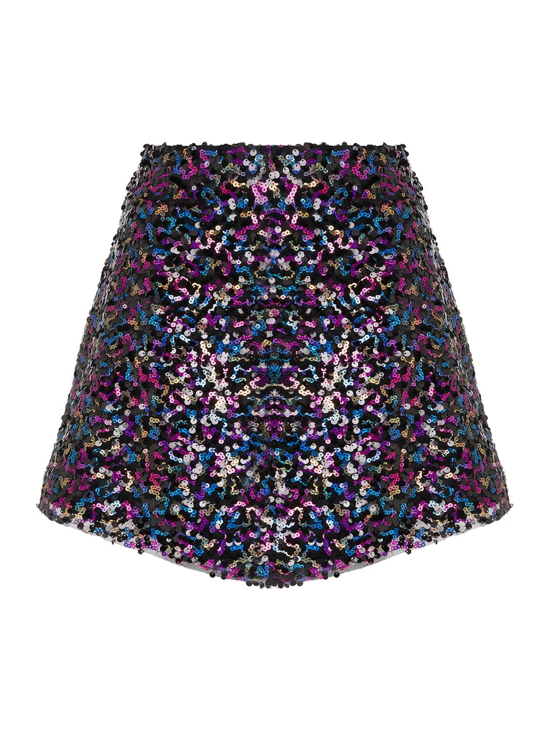 Multicolor Sequined Skirt