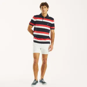 Nautica Mens Classic Fit Striped Polo
