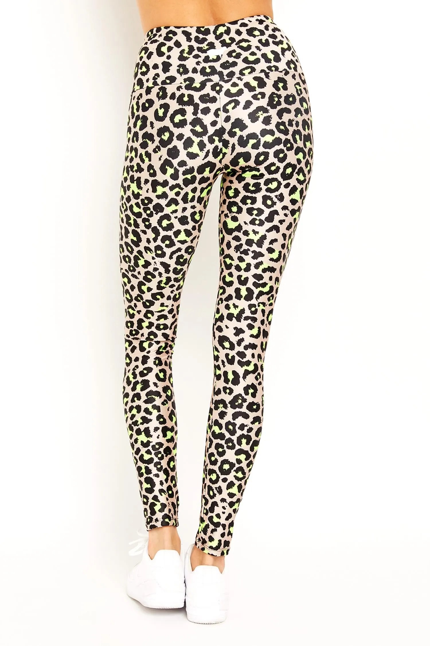 Neon Leggings In Nude Cheetah