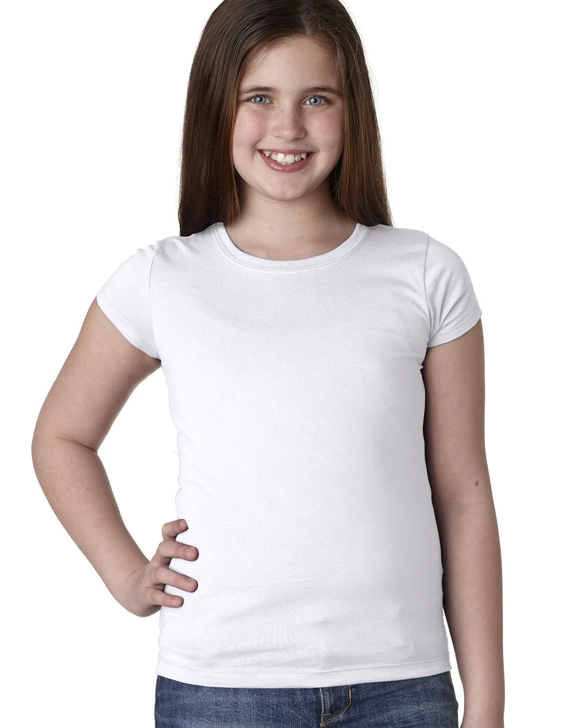Next Level N3710 Youth Girls Princess T-Shirt