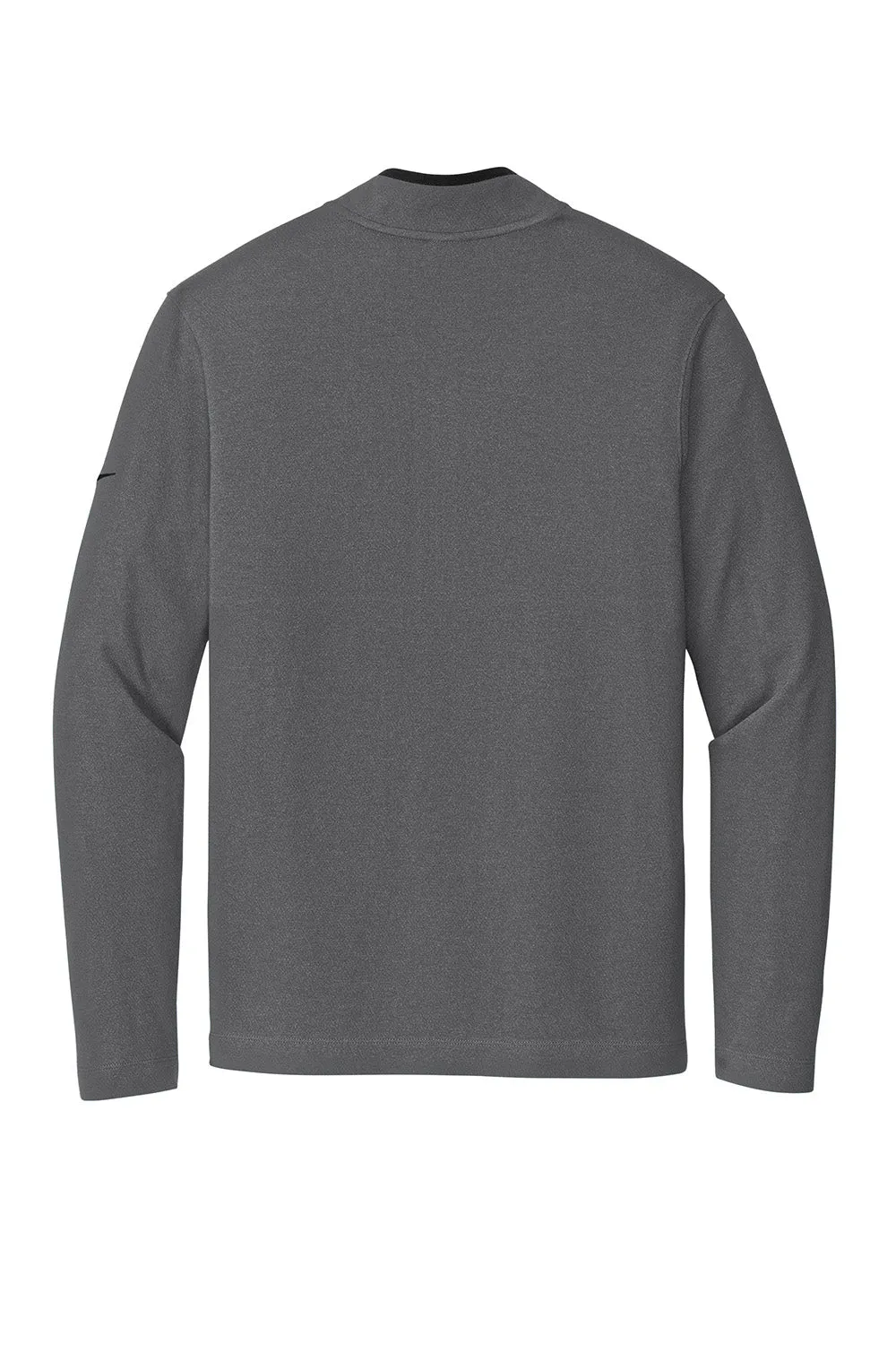 Nike Mens Textured 1/4 Zip Sweatshirt - Dark Grey