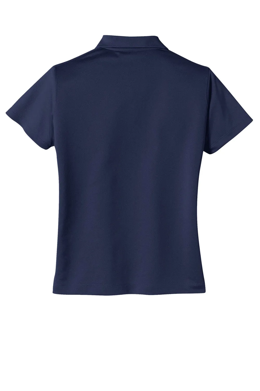Nike Womens Tech Basic Dri-Fit Moisture Wicking Short Sleeve Polo Shirt - Midnight Navy Blue