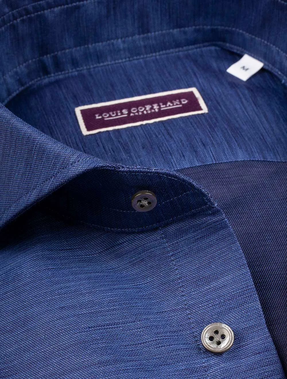 Nirvana Linen Mix Shirt Navy
