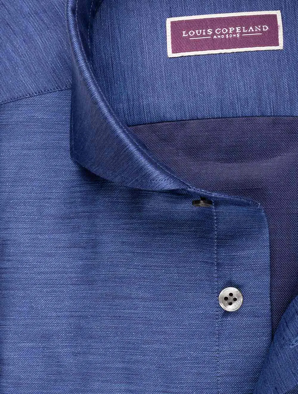 Nirvana Linen Mix Shirt Navy