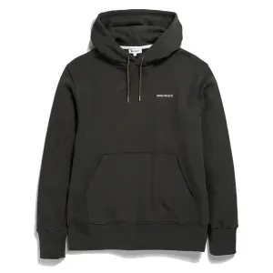 Norse Projects Arne Logo Hoodie Beech Green