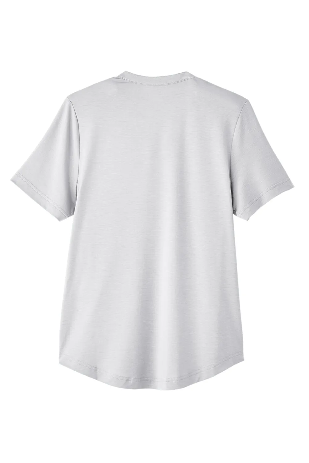 North End Womens Jaq Performance Moisture Wicking Short Sleeve Polo Shirt - Platinum Grey