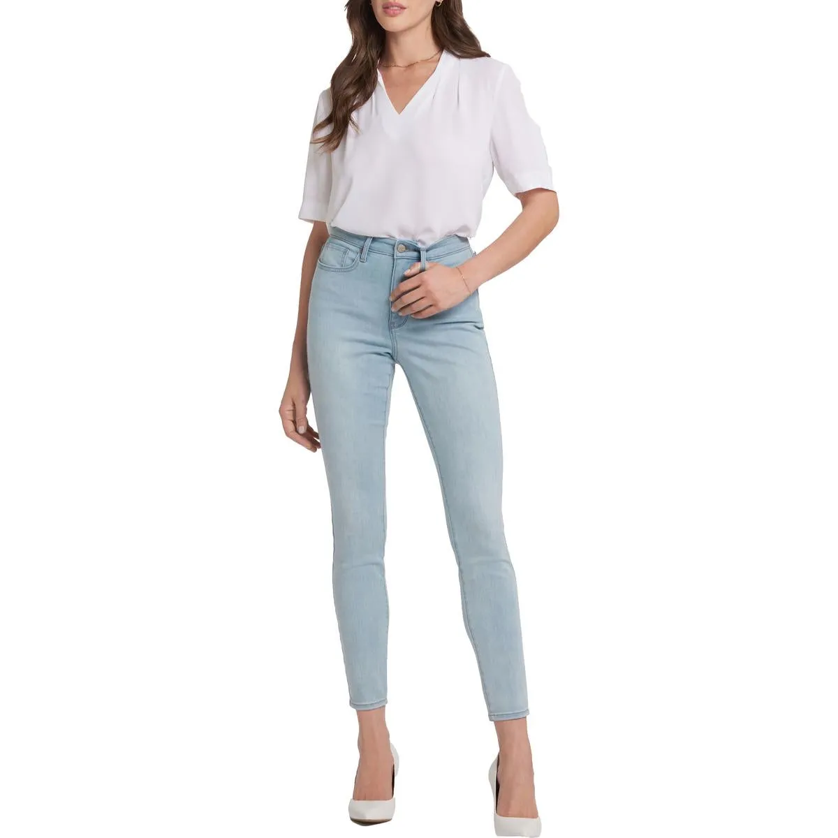 NYDJ Womens Ami Tummy Slimming Denim Skinny Jeans