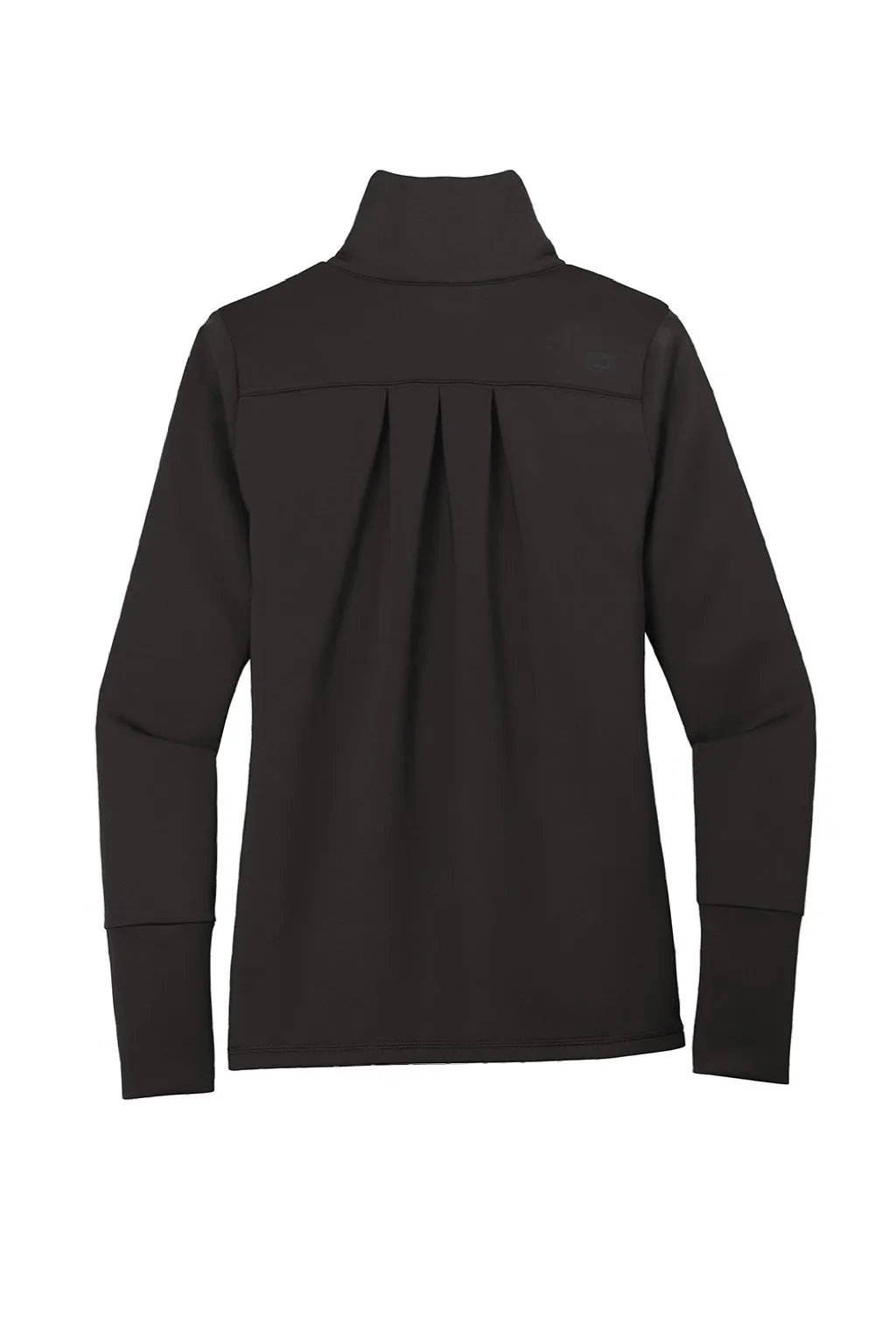 Ogio Womens Endurance Modern Performance Moisture Wicking Full Zip Sweatshirt w/ Pockets - Blacktop