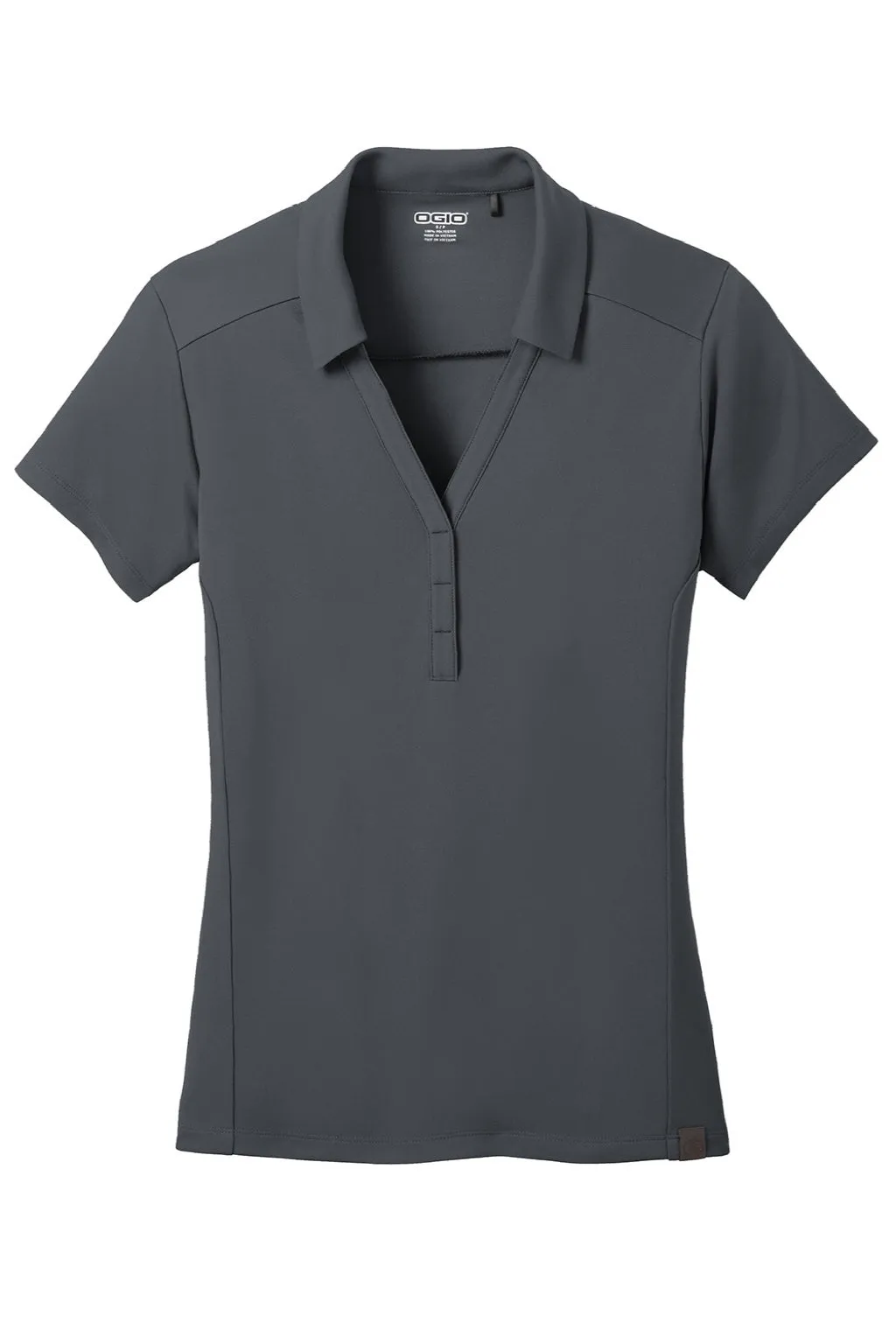 Ogio Womens Framework Moisture Wicking Short Sleeve Polo Shirt - Diesel Grey