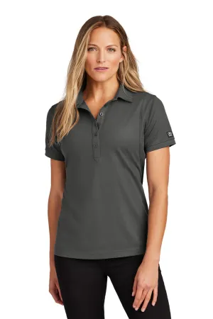 Ogio Womens Jewel Moisture Wicking Short Sleeve Polo Shirt - Diesel Grey