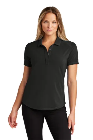 Ogio Womens Motion Moisture Wicking Short Sleeve Polo Shirt - Blacktop