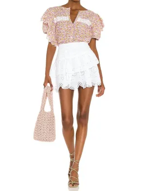 Onika Mini Skirt In Antique