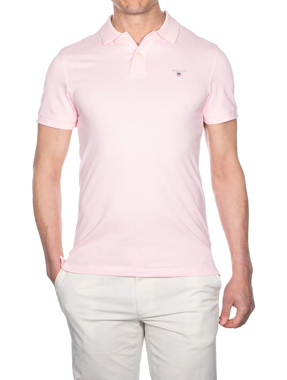 Original Pique Short Sleeve Rugger California Pink