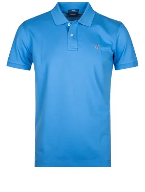 Original Pique Short Sleeve Rugger Day Blue
