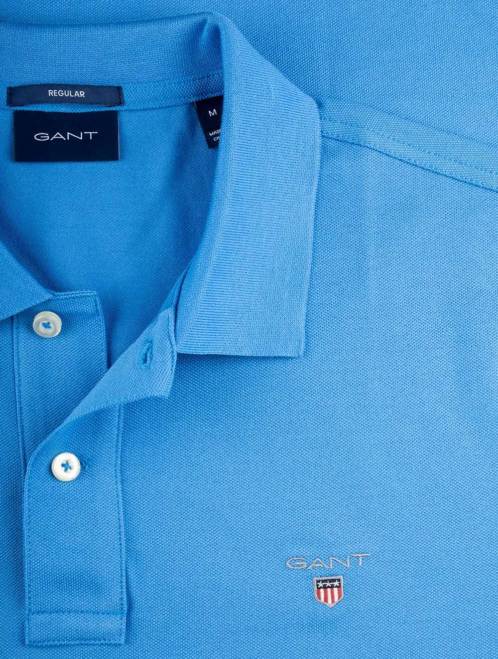 Original Pique Short Sleeve Rugger Day Blue