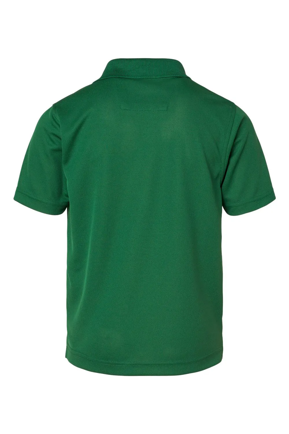 Paragon Youth Saratoga Performance Moisture Wicking Mini Mesh Short Sleeve Polo Shirt - Hunter Green
